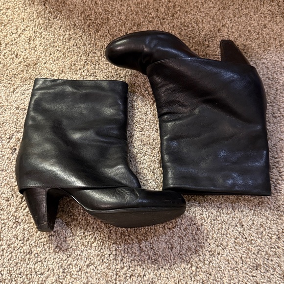 Trouve heeled boots. Size 6 1/2 Leather-upper used condition see photos - Picture 15 of 17